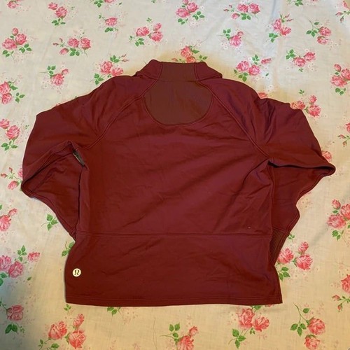 Lululemon it’s rulu long sleeve half zip in savannah size 4 - Picture 5 of 5