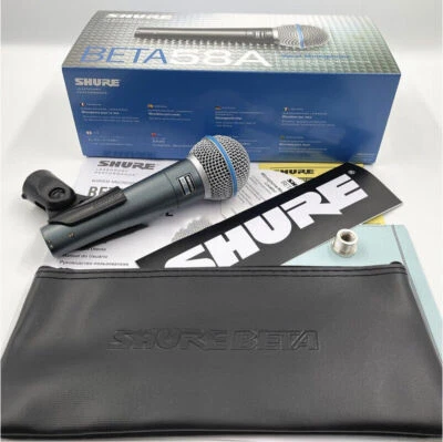 SHURE BETA58A Microfono dinamico Supercardioide Microfono vocale Microfono cablato NUO