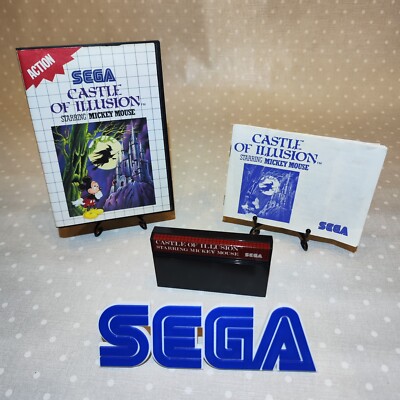 Castle Of Illusion Mickey Mouse Sega Master System-OVP, getestet & guter Zustand
