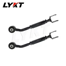 LYKT 2pcs Control Arms Adjustable Rear Camber Kit for Infiniti M45、M35 06-10