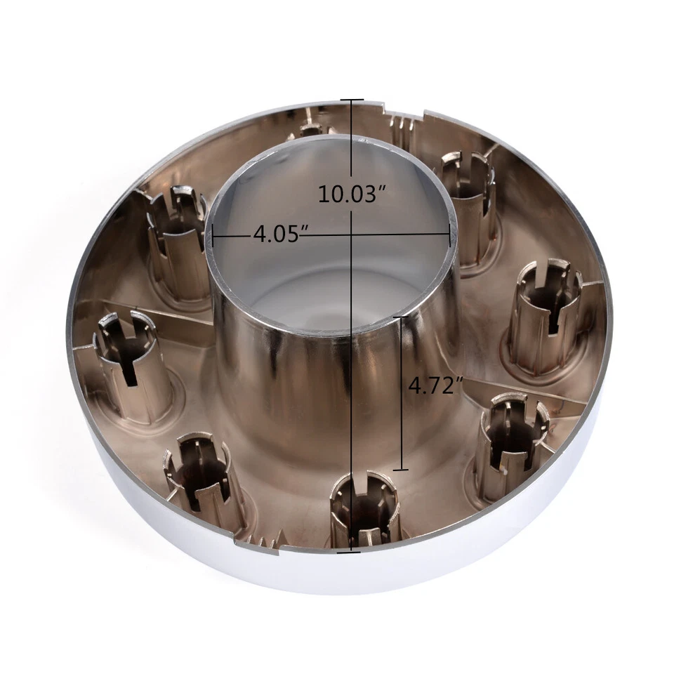 Fit For 05-18 Ford F350 Super Duty 4WD Dually Front Wheel Center Hub Cap 8 Lug - Image 4 of 4