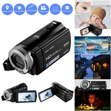 30FPS FHD 1080P Video Camera 16x Digital Zoom Wide Angle Camcorder Portable