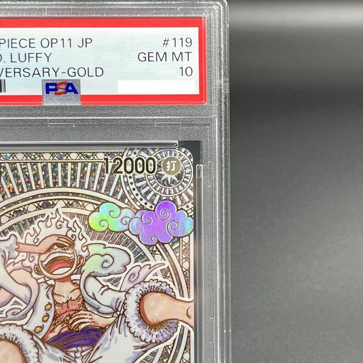 PSA 10 Luffy OP05-119 SEC Parallel Gold Silver 3rd