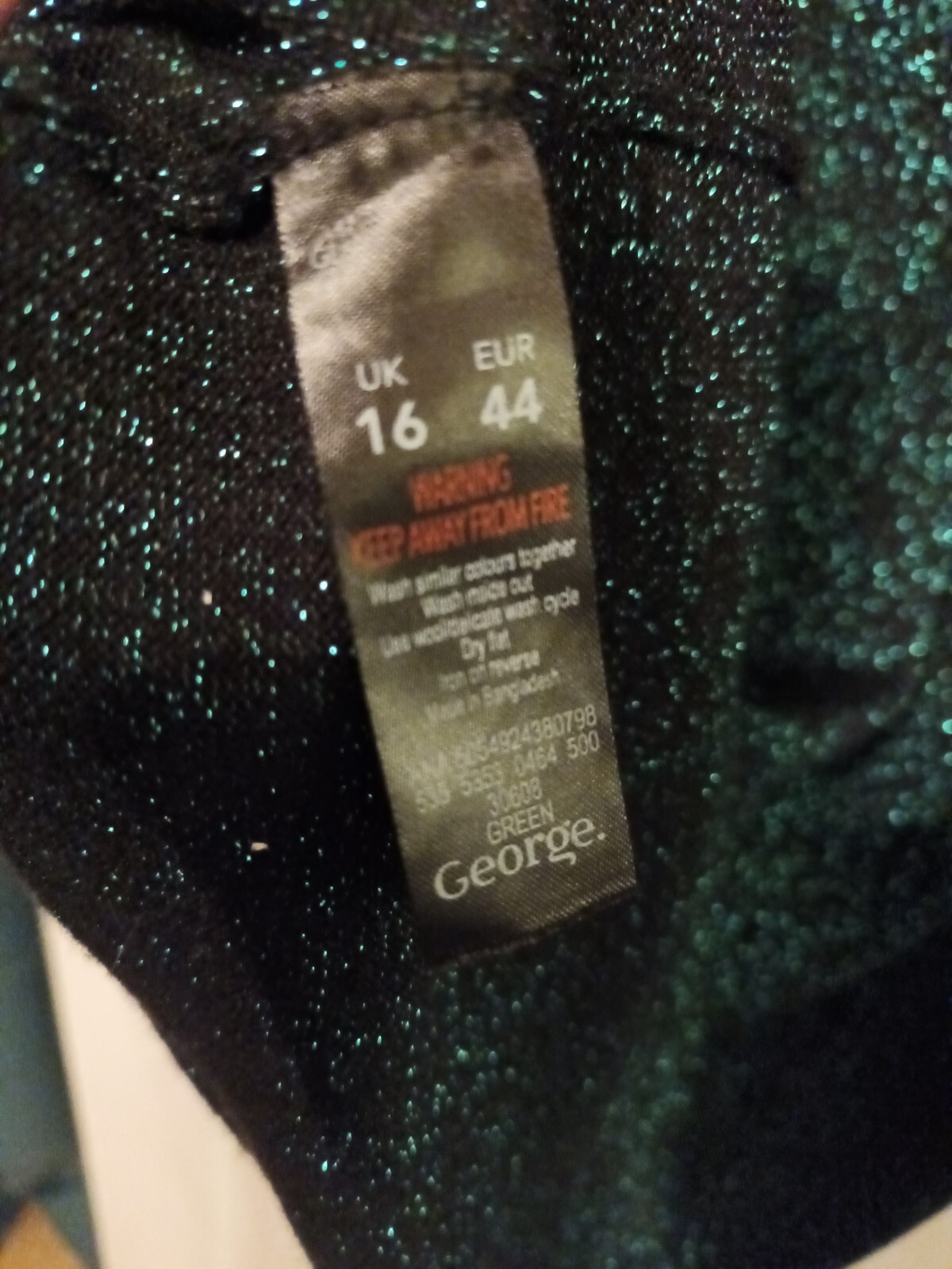 Size 16 Glitter Jumper Dress.Worn Once. eBay