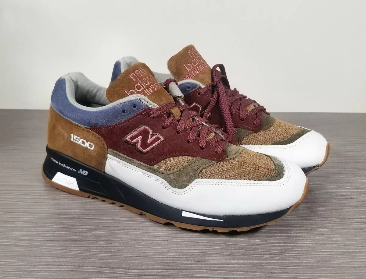 Dalset Conmoción curva New Balance M1500 BWB Made in England, Brown Olive Burgundy, Mens Size 8.5  / 42 | eBay