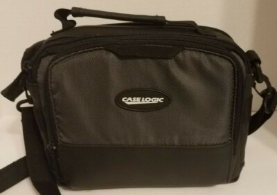 Vintage CASE LOGIC Retro 3 Way Carry Shoulder Waist Handle Camera Pockets 10''x6''