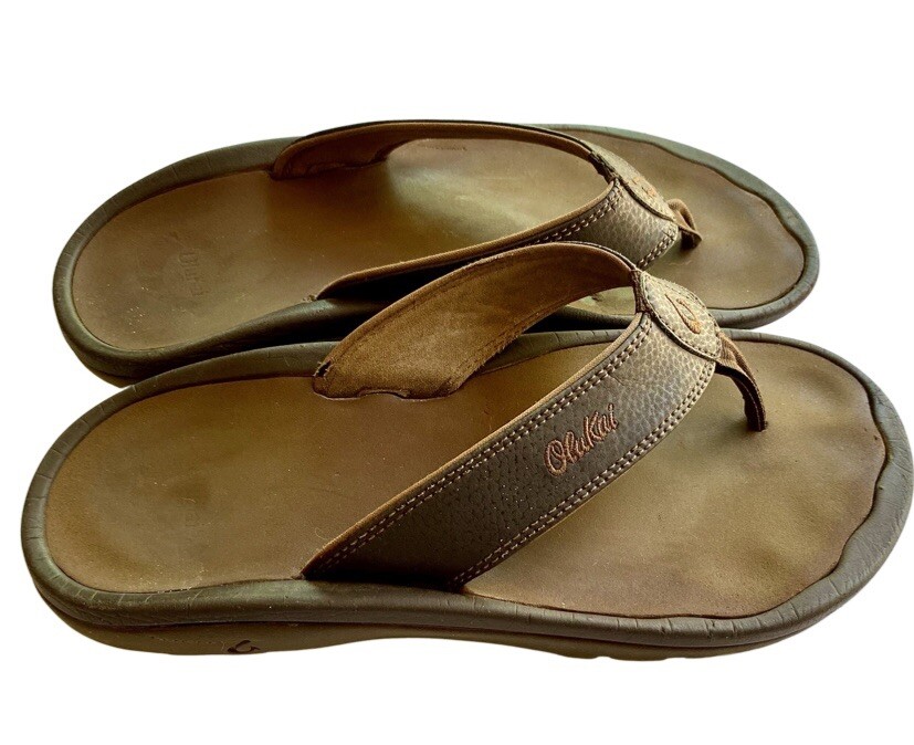 Olukai M-8 UK-41 Ohana Water Resistant Sandals Pre-Owned-image