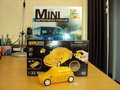 NEW MINI PERFORMANCE MANUAL TIM MUNDAY+1:32 BMW MINI COOPER 3D PUZZLE GREAT GIFT