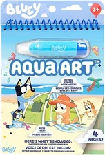 Horizon Group USA Aqua Art - Reusable Water Reveal Activity Pages With Bluey