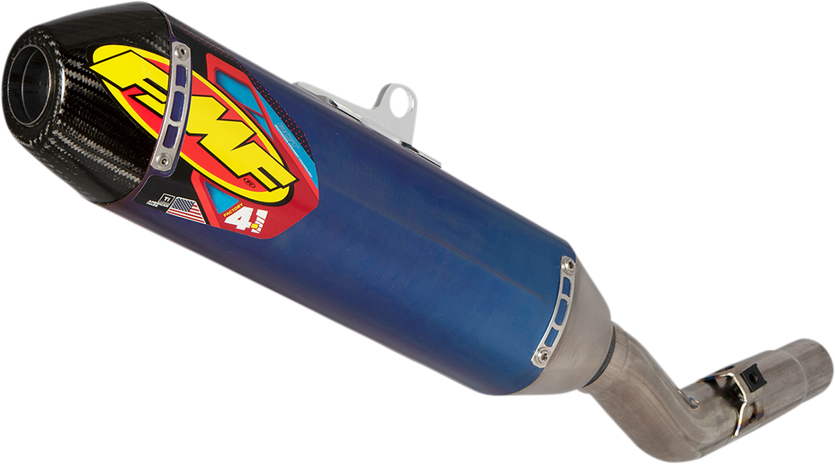 FMF Factory 4.1 RCT Slip-On Muffler Ti Blue 045668 BETA 350 390