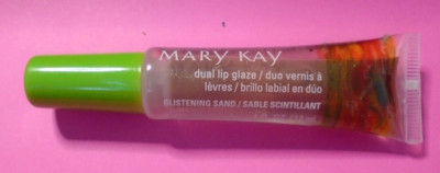 New Without Box Mary Kay Dual Lip Glaze Glistening Sand #050907 Full Size NOS