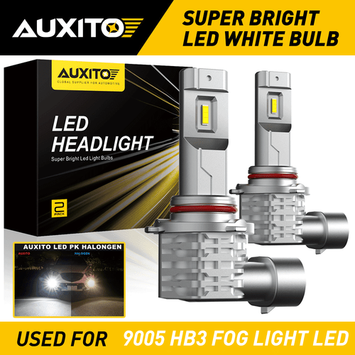 2X HB3 LED 9005 Headlight Super Bright Bulbs Kit 360000LM HIGH/LOW Beam 6500K