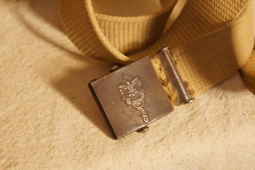 Antique Boy Scout Belt Buckle Belt PAT 1913 Sigmund Eisner Co. - Picture 7 of 8