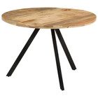 NNEVL Dining Table 110x75 cm Solid Wood Mango