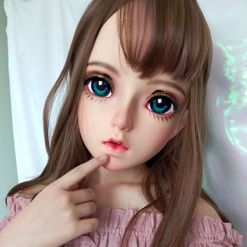 BJD Maske Kigurumi Animierte Make-up Maske BJD Puppe Gesicht Cosplay Kopfs chale - Picture 16 of 21