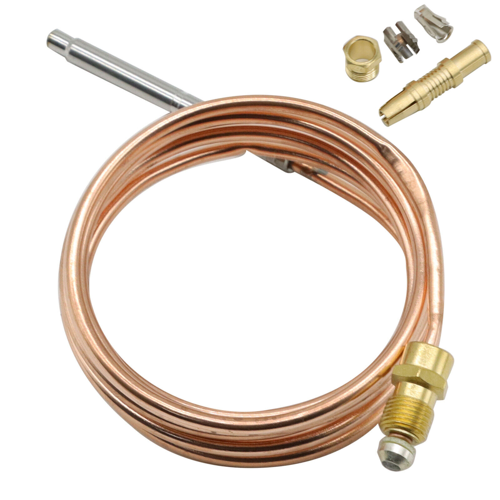 5PC For Robertshaw Thermocouple 60'' 1980-060 Snap Fit Universal (51-1459) 30 MV