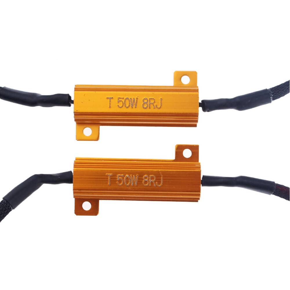 LED Resistor Canceler Harness – For 9012 HIR2 Headlight Bulbs, Anti-Flicker Decoder