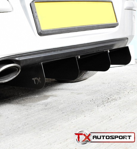 Universal Rear Diffuser Splitter for Race Rally Track Car Vauxhall Ford BMW - Picture 10 of 10