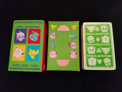 1998 Pokemon pipipi Adventure Playing Cards Deck Ciao Appendix