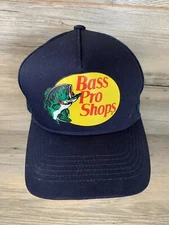 Bass Pro Shops Men's Gone Fishing Trucker Snapback  Mesh Hat Cap - Navy