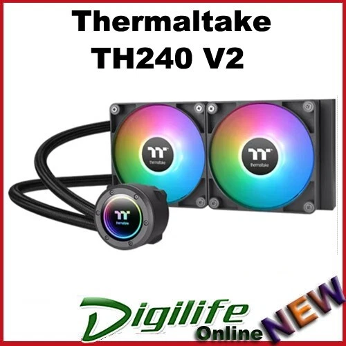 Thermaltake TH240 V2 ARGB Sync Edition AIO Liquid CPU Cooler