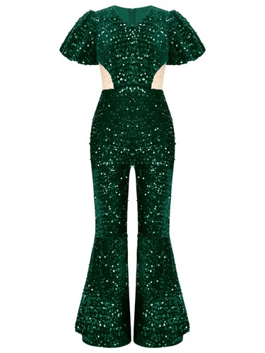 Kid Girls Costume See-through Mesh Design Jumpsuit Easy Put On Rompers Shinny - Picture 50 of 78