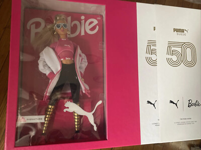 PUMA SUEDE CLASSIC X BARBIE W/DOLL RASPBERRY SHOE