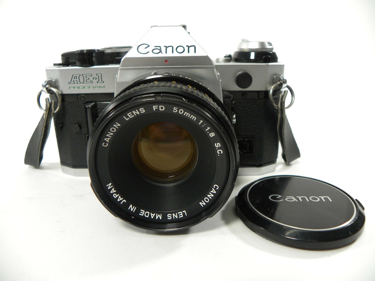 Canon AE-1 Program 35mm SLR w/FD 50mm f1.8 S.C. | eBay
