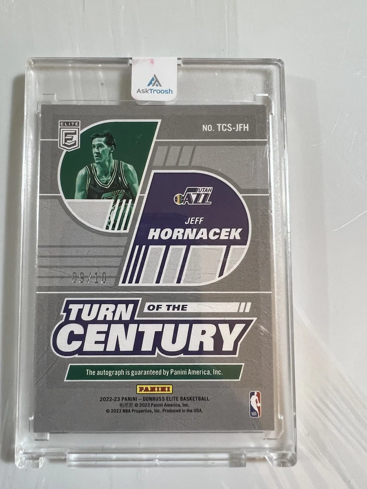2022-23 Panini -Turn Of The Century GOLD 9/10 Jeff Hornaeck Auto - Image 2 of 2