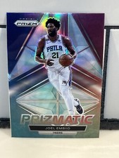 Joel Embiid 2022-23 Panini Prizm Prizmatic Silver Refractor 76ers Prismatic #19