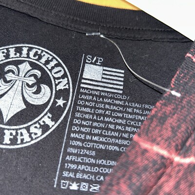 Affliction Rogue. Darkness black T-shirt new S S/s | eBay