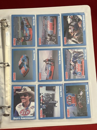 1991 Traks Richard Petty STP 20th Anniversary 50 Card Set and Binder - Vintage - Picture 13 of 16