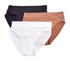 NWT Three Pair Women  s 1X Rene Rofe Hi-Cut Panties Muffin Top Smoothing