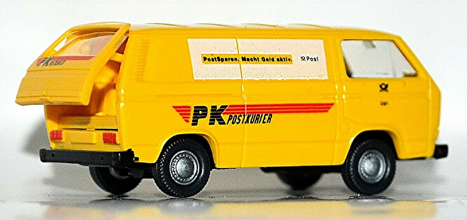 VW Volkswagen T3 Typ2 Furgone Post Pk Postkurier 1:87 Roco 1554 - Immagine 4 di 4