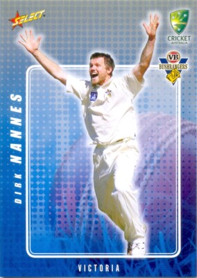 2008-09 Cricket Australia Collector Cards VIC State player # 105 Dirk Nannes