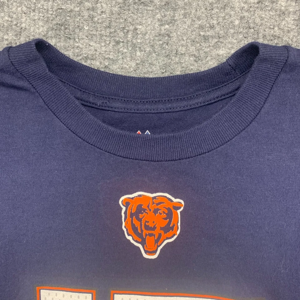 Camisa masculina Chicago Bears Brandon Marshall XL azul majestosa 15 logotipo time de futebol - Imagem 4 de 4