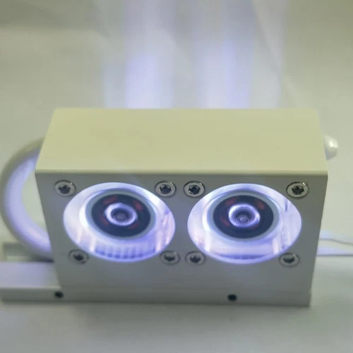 M.2 Heatsink cooler with dual fan + ARGB LED Super Cool, Literally And Visually!