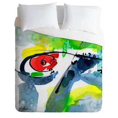 Deny Designs Aquatica 1 Ginette Fine Art Ultra Soft Microfiber Twin Duvet Cover