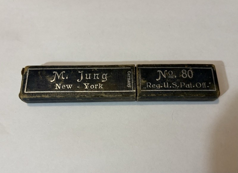 Vintage 9/16” M. Jung New York  No. 80 Straight Razor Shave Ready Germany 