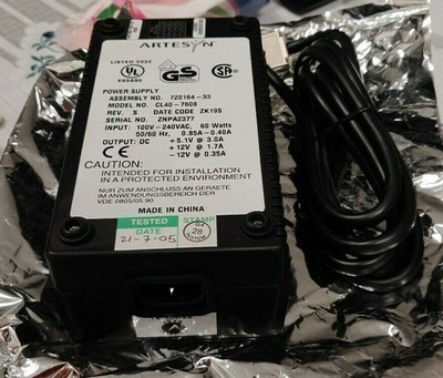 ARTESYN TECHNOLOGIES CL40-7608 100-240VAC RS232 Buchse NETZTEIL - NEU!