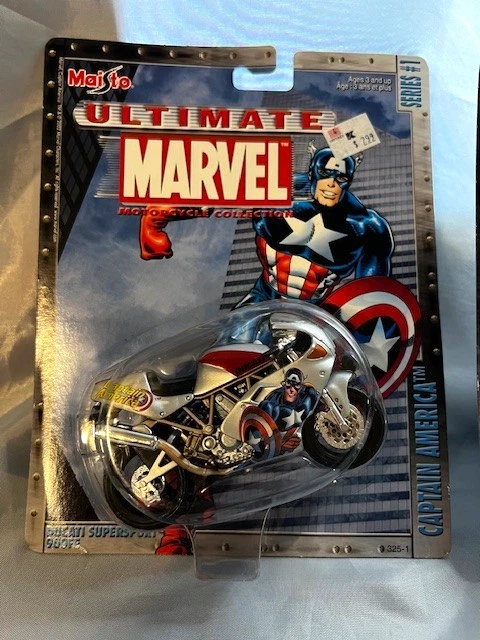 Nuevo en caja Maisto Ultimate Marvel Motorcycle Collection Series #1 Juego de 3 Ducati Foto 2 de 4