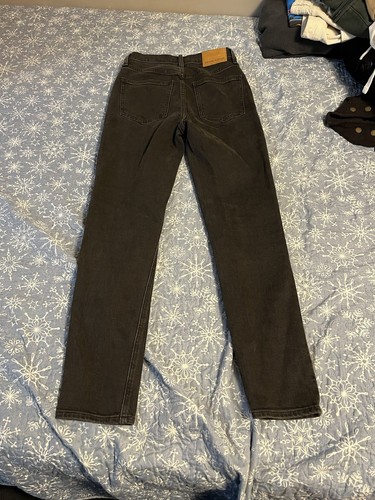 Denim Forum The Yoko High Rise Slim Jeans 28L Black Women's Size 25 - Picture 9 of 10