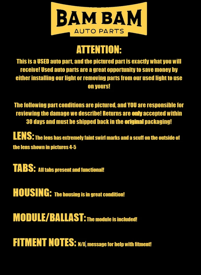 23-25 Honda CR-V LH Driver Side Headlamp Assembly OEM Foto 2 de 4