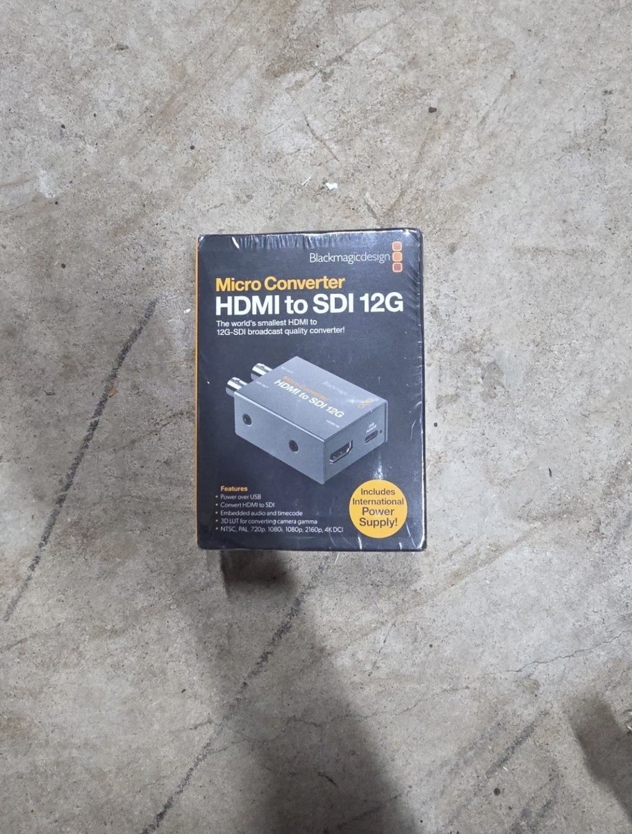 Blackmagic Design Micro Converter HDMI to SDI 12G | eBay