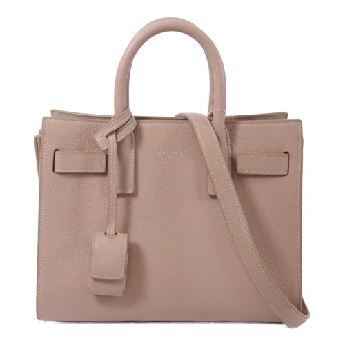 SAINT LAURENT YSL SHW Sac De Jour 2Way Shoulder Bag 392035 Calfskin Leather Pink