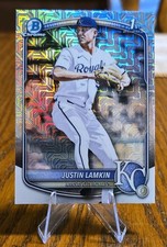 Bowman Draft 2025 Justin Lamkin Mojo Refractor #BDC-62 Kansas City Royals