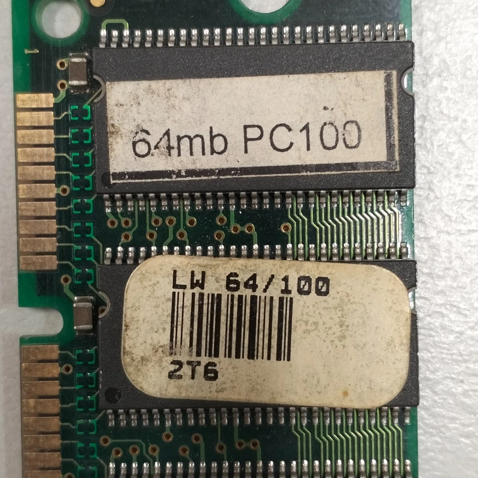 Comdek 64MB RAM PC100 100MHz CL2 3.3V 168-pin non-ECC DIMM 8008KTW-SS USA - Image 2 of 4