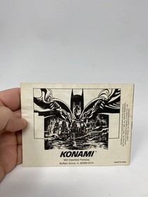 Batman Returns Manual Only NES Nintendo Entertainment System 1993