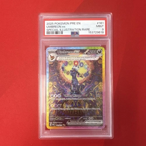 Pokémon Umbreon ex Special Illustration Rare Prismatic Evolutions 161/131 PSA 9