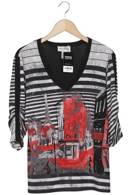 Joseph Ribkoff T-Shirt Damen Shirt Kurzärmliges Oberteil Gr. EU 42 M... #hwb14ja